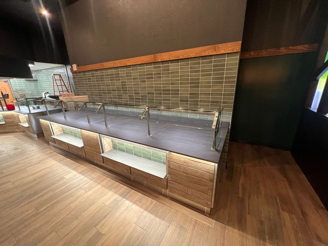 Modern buffet station